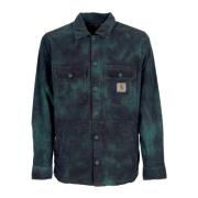 Fluweel Overhemd Jas met Lange Mouwen Carhartt Wip , Green , Heren