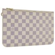 Pre-owned Canvas pouches Louis Vuitton Vintage , White , Dames