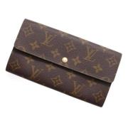 Pre-owned Fabric wallets Louis Vuitton Vintage , Brown , Dames