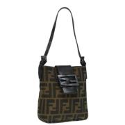 Pre-owned Canvas fendi-bags Fendi Vintage , Black , Dames