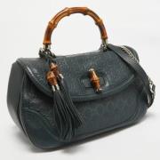 Pre-owned Leather handbags Gucci Vintage , Black , Dames