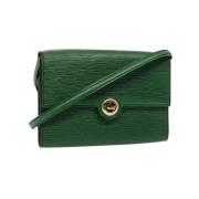 Pre-owned Fabric louis-vuitton-bags Louis Vuitton Vintage , Green , Da...