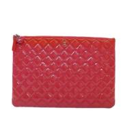 Pre-owned Leather chanel-bags Chanel Vintage , Pink , Dames