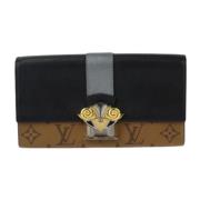 Pre-owned Canvas wallets Louis Vuitton Vintage , Brown , Dames