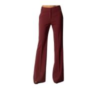 Bordeaux Broek voor Stijlvolle Look Aniye By , Red , Dames