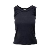 Pre-owned Cotton tops Chloé Pre-owned , Black , Dames