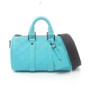 Pre-owned Leather louis-vuitton-bags Louis Vuitton Vintage , Blue , Da...