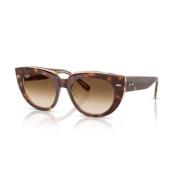 Retro Vierkante Zonnebril Ray-Ban , Brown , Unisex