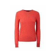 Lange Mouw Pullover Trui Polo Ralph Lauren , Red , Dames