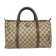 Pre-owned Leather gucci-bags Gucci Vintage , Brown , Dames