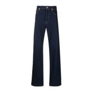 Blauwe Straight Jeans Casual Stijl Kenzo , Blue , Heren