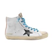 Wit Beige Zwart Bruin Sneakers Golden Goose , White , Dames