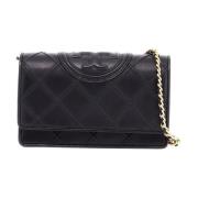 Diamantquilted Crossbody Tas Tory Burch , Black , Dames