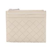 Pre-owned Leather wallets Bottega Veneta Vintage , White , Dames