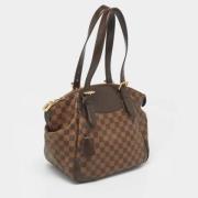 Pre-owned Canvas pouches Louis Vuitton Vintage , Brown , Dames