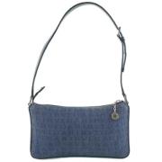 Pre-owned Denim shoulder-bags Bvlgari Vintage , Blue , Dames