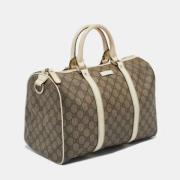 Pre-owned Canvas handbags Gucci Vintage , Beige , Dames