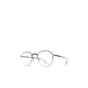 Moderne ronde zonnebril voor mannen Mykita , Black , Unisex