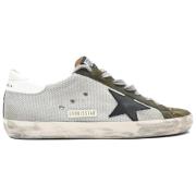 Superstar Silver Black Star Sneakers Golden Goose , Multicolor , Heren