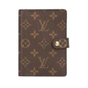 Pre-owned Canvas key-holders Louis Vuitton Vintage , Brown , Dames