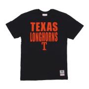 Texas Longhorns Basketball Team Tee Mitchell & Ness , Black , Heren