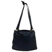 Pre-owned Leather shoulder-bags Loewe Pre-owned , Blue , Dames