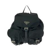 Pre-owned Canvas backpacks Prada Vintage , Black , Dames