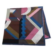 Pre-owned Silk scarves Hermès Vintage , Multicolor , Dames