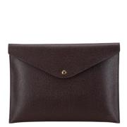 Pre-owned Leather clutches Louis Vuitton Vintage , Brown , Heren