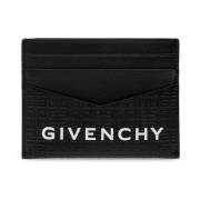 Kaarthouder met logo Givenchy , Black , Heren