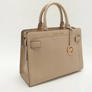 Pre-owned Leather handbags Michael Kors Pre-owned , Beige , Dames