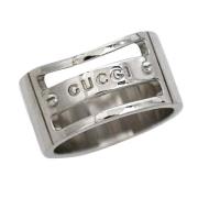 Pre-owned Silver rings Gucci Vintage , Gray , Dames