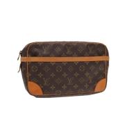 Pre-owned Canvas louis-vuitton-bags Louis Vuitton Vintage , Brown , Da...