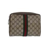 Pre-owned Fabric gucci-bags Gucci Vintage , Beige , Dames