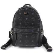 Pre-owned Leather backpacks MCM Pre-owned , Black , Dames