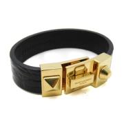 Pre-owned Metal bracelets Saint Laurent Vintage , Black , Dames