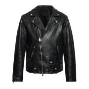 Leren Jack Milo AllSaints , Black , Heren