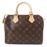 Pre-owned Canvas handbags Louis Vuitton Vintage , Brown , Dames