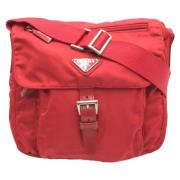 Pre-owned Canvas prada-bags Prada Vintage , Red , Dames