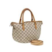 Pre-owned Canvas totes Louis Vuitton Vintage , Beige , Dames