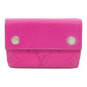 Pre-owned Leather wallets Louis Vuitton Vintage , Pink , Dames