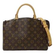 Pre-owned Canvas louis-vuitton-bags Louis Vuitton Vintage , Brown , Da...