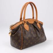 Pre-owned Leather handbags Louis Vuitton Vintage , Brown , Dames