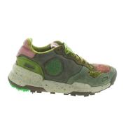 Groene Killim Luipaard Schoenen Satorisan , Green , Heren