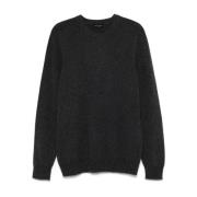 Antraciet Sweater Collectie Roberto Collina , Gray , Heren