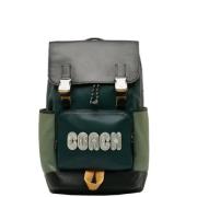 Pre-owned Canvas backpacks Coach Pre-owned , Green , Dames