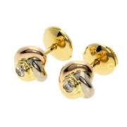 Pre-owned Rose Gold earrings Cartier Vintage , Yellow , Dames