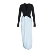 Jurk met lange mouwen Victoria Beckham , Blue , Dames