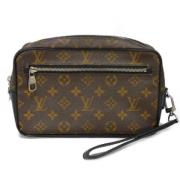 Pre-owned Canvas clutches Louis Vuitton Vintage , Brown , Dames