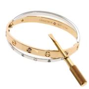 Pre-owned Rose Gold bracelets Cartier Vintage , Yellow , Dames